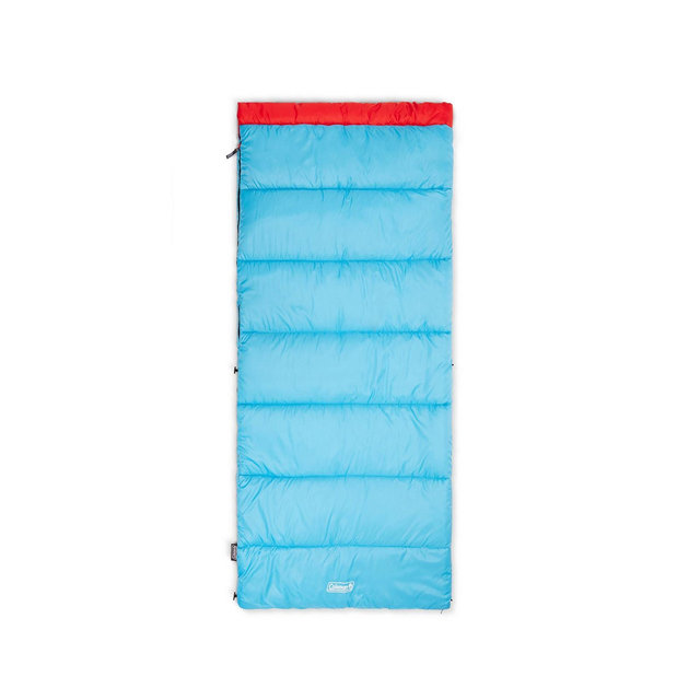 Coleman Adult Flatlands 40F Rectangle Sleeping Bag - Blue
