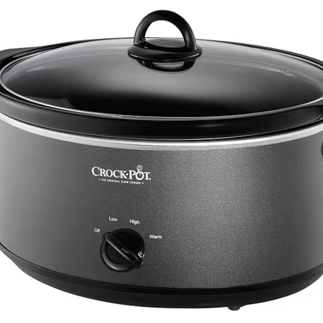 Crockpot SCV700-CH-BR Slow Cooker 7 quarts Charcoal
