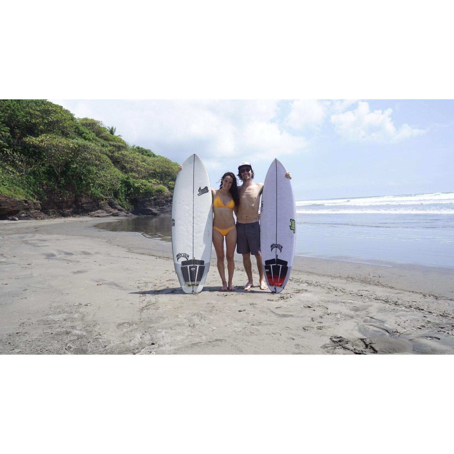 Our first trip together. We spent a month exploring beaches in El Salvador.