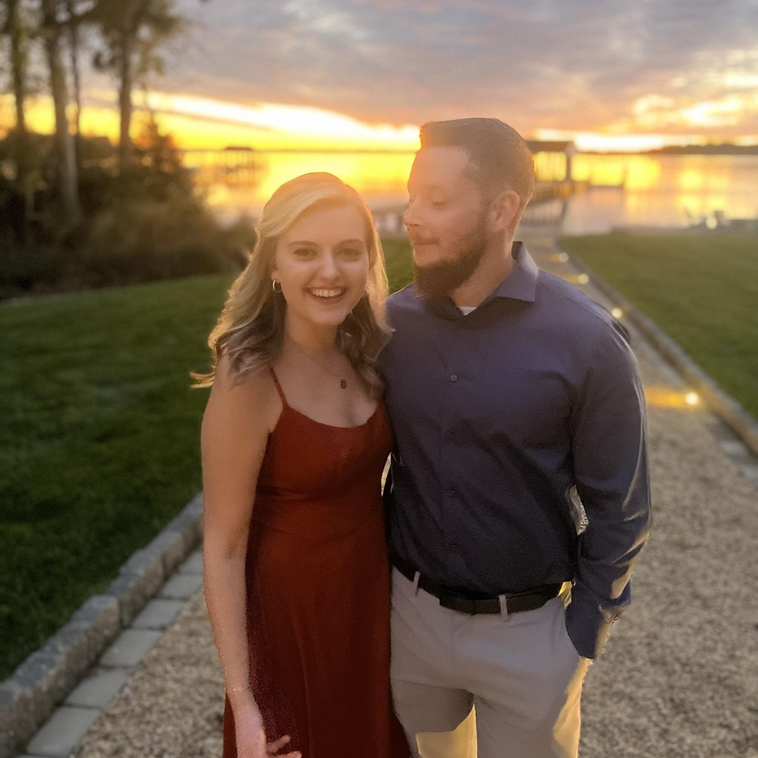 our first wedding we attended together in Virginia, celebrating the Miles family