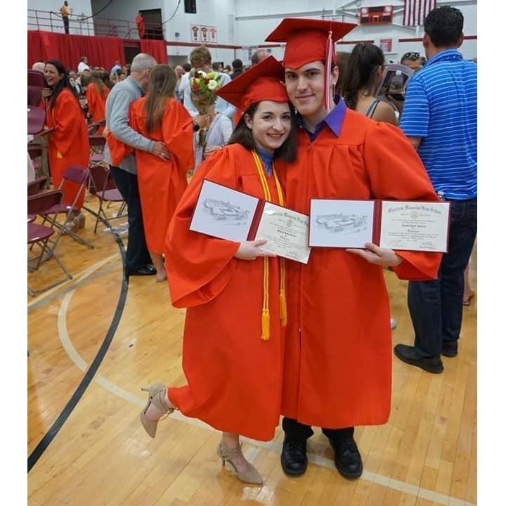 This was taken at our high school graduation. (2017)