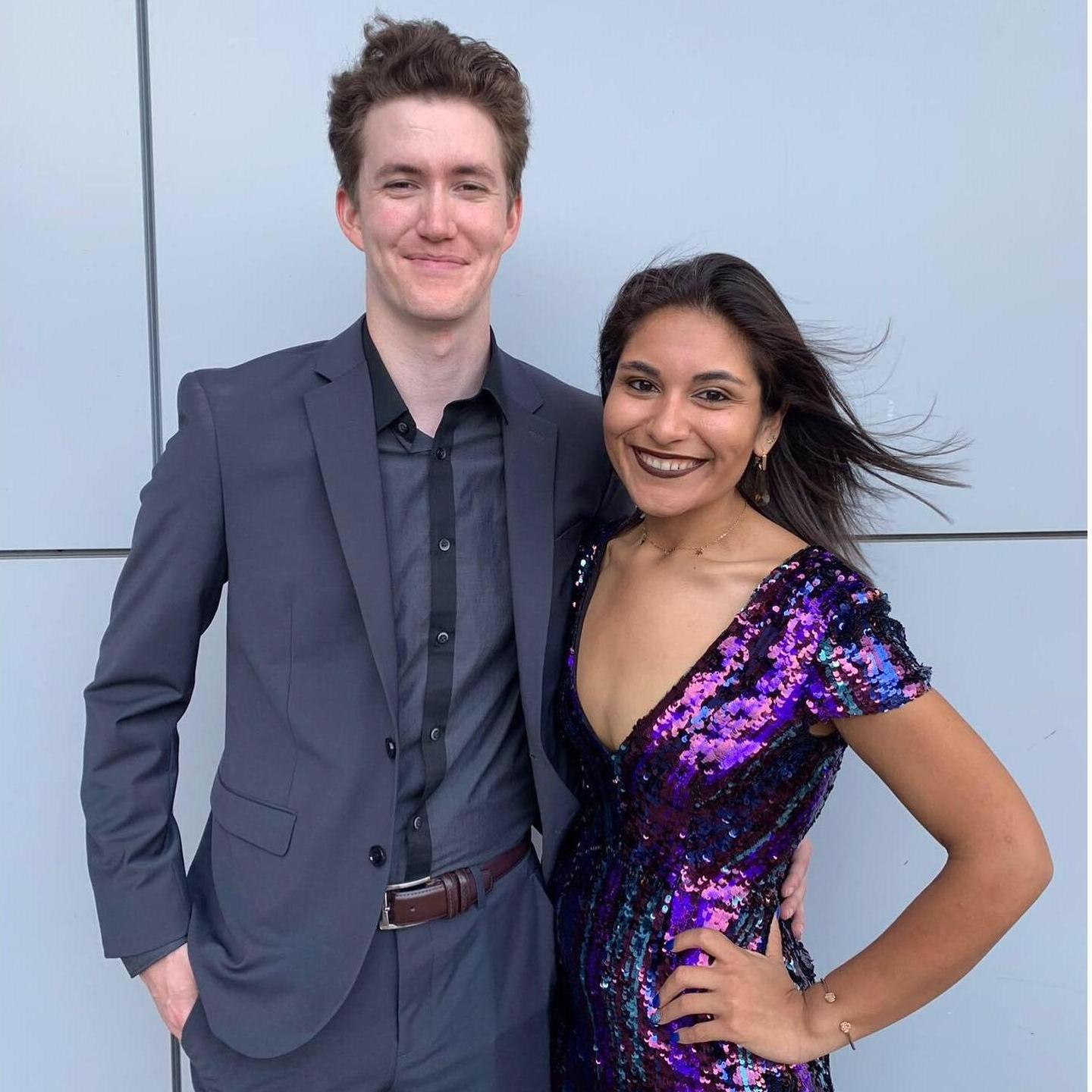 Dressing up for Kim's Industry Gala. June 23, 2019