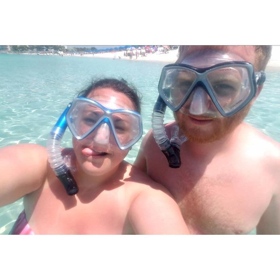Us snorkeling in Destin!