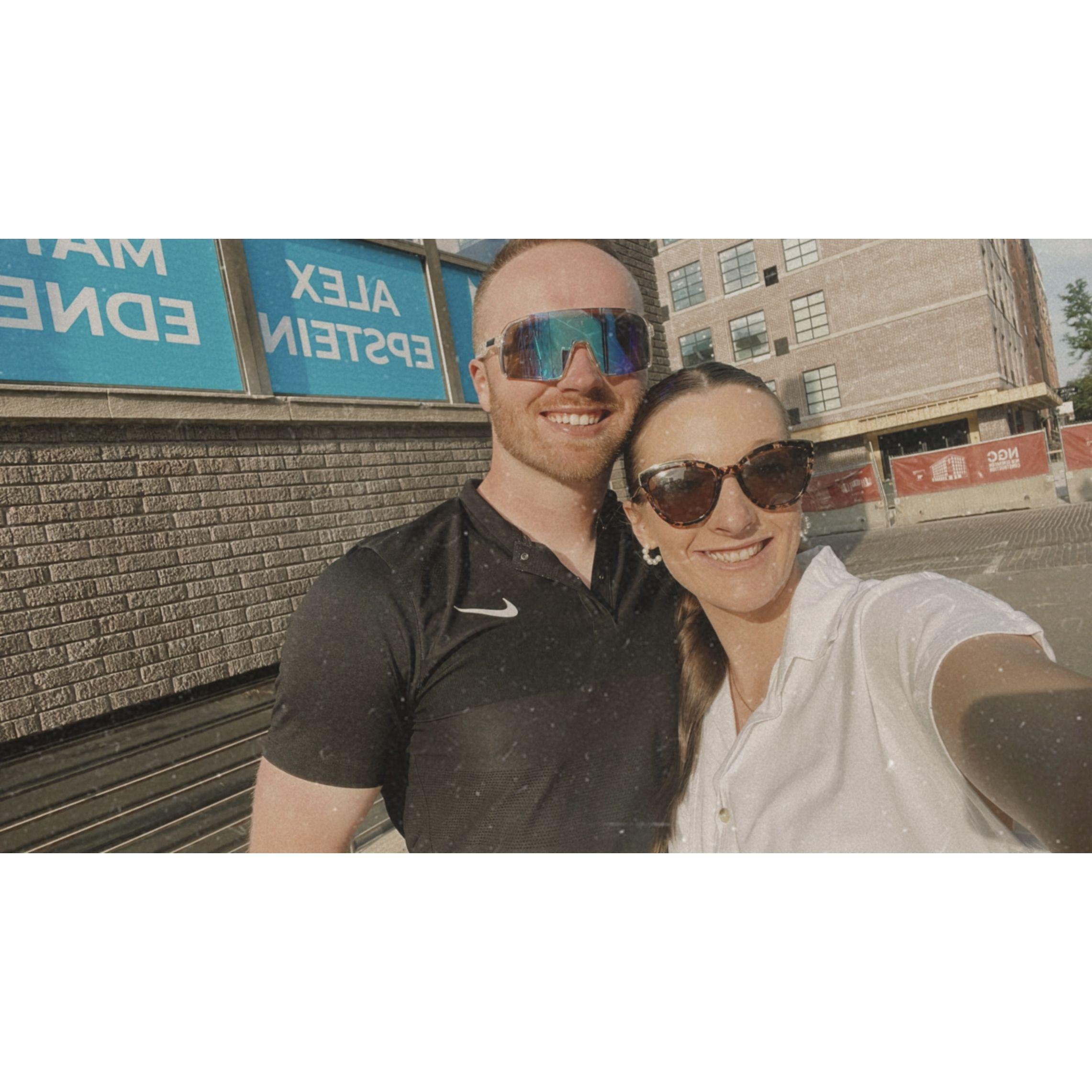 Day date in downtown Omaha before we moved to GA! 
7/2023