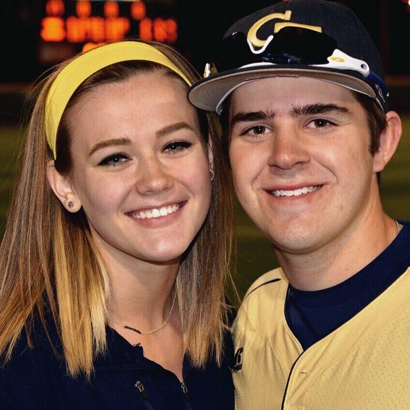 Kate and Will after one of his Georgia Tech baseball games their freshman year in Atlanta.