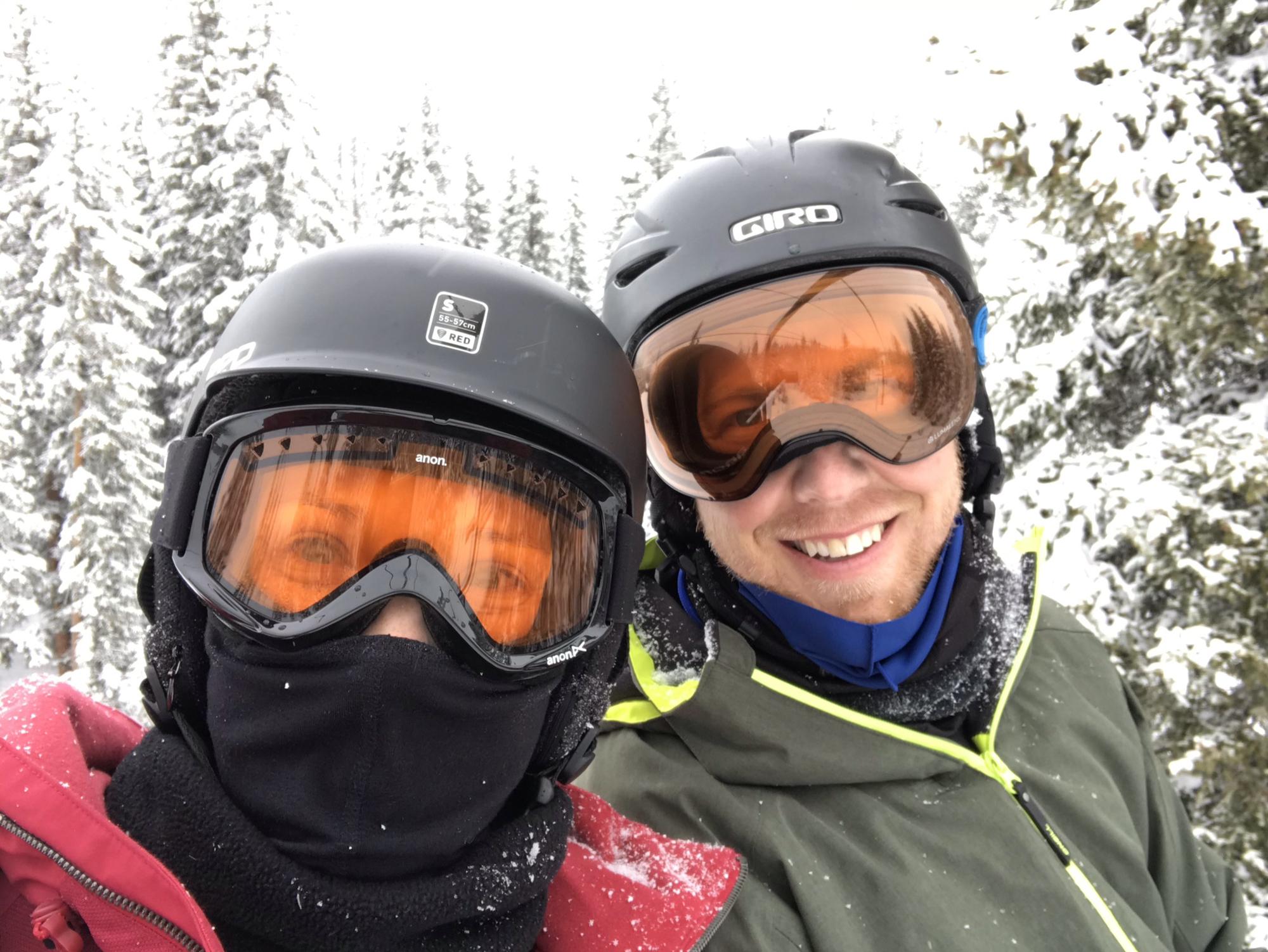 Our last ski trip of the season was at Solitude Mountain in Utah where it stormed in April.