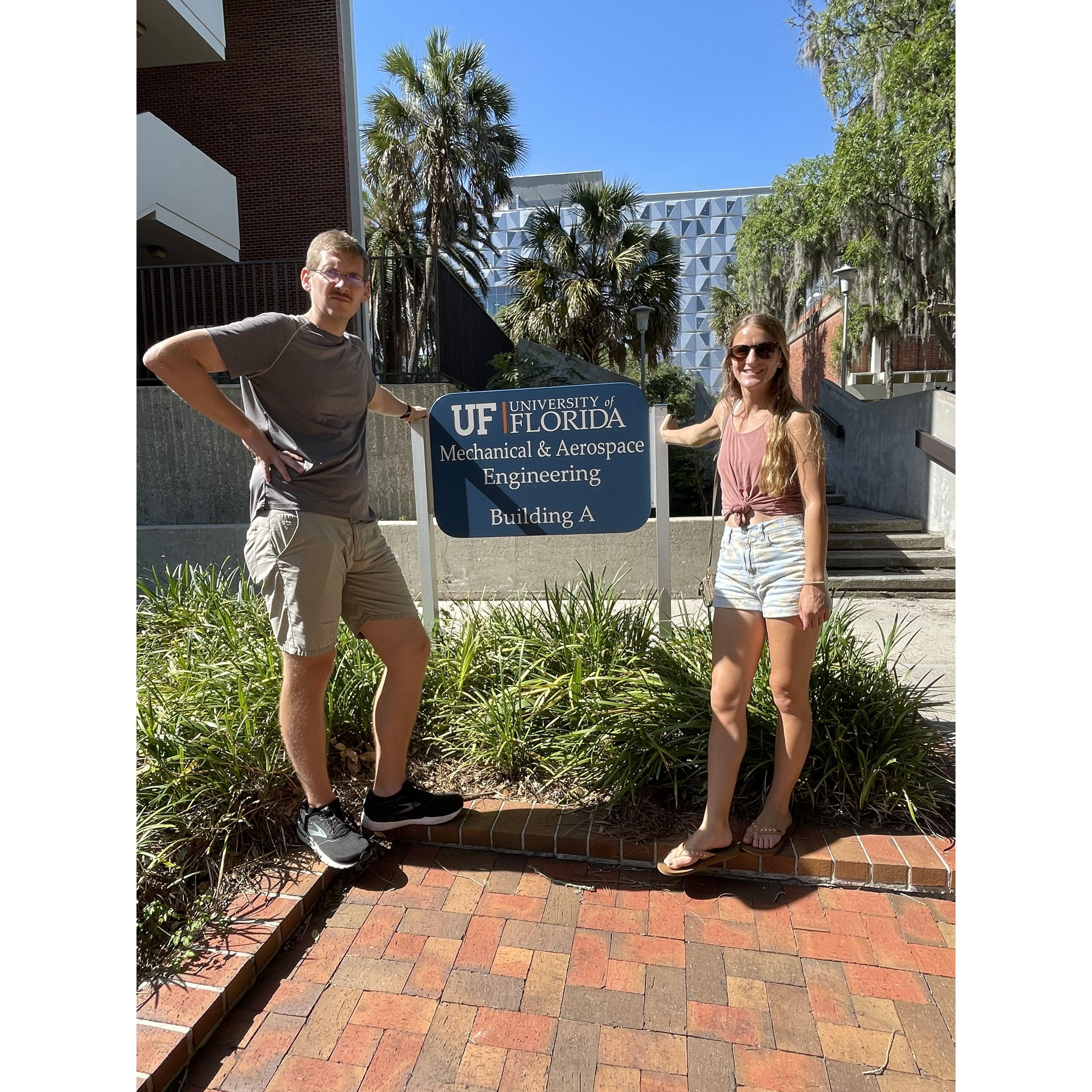 Outside UF Aerospace Department