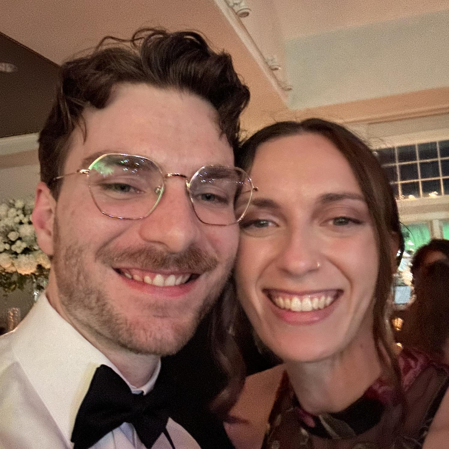 At a wedding in Gloucester, May 2025