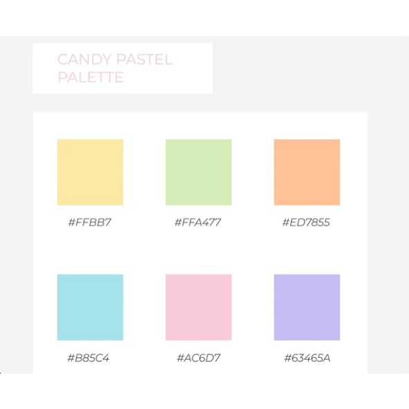 Wedding & reception color palette