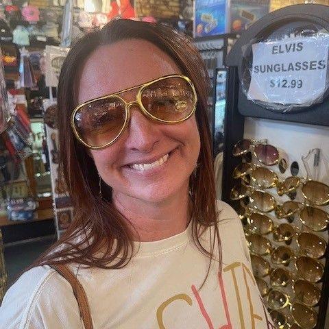 What a goober! I love this woman!