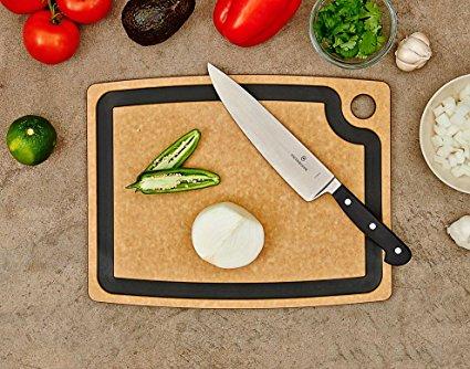 Epicurean Gourmet Series Cutting Board, 14.5-Inch by 11.25-Inch, Natural/Slate