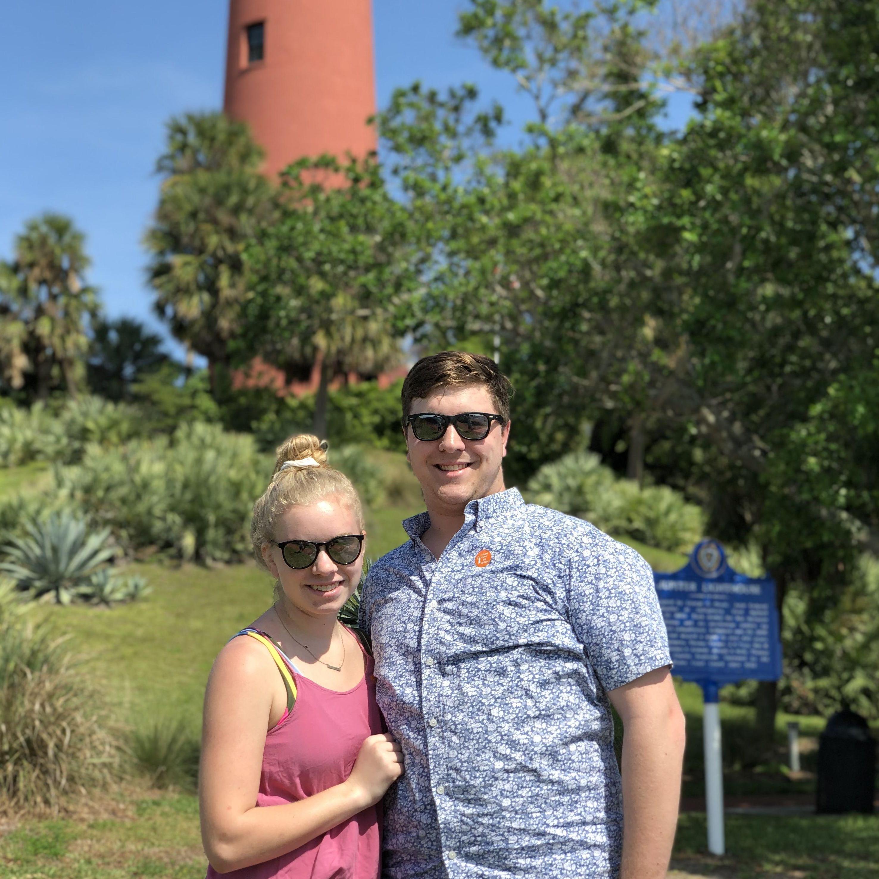 March 12th, 2019: Our first trip together! We went to Florida for Spring Break!