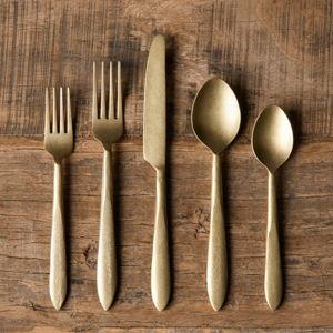 Murray Five Piece Place Setting - Gold