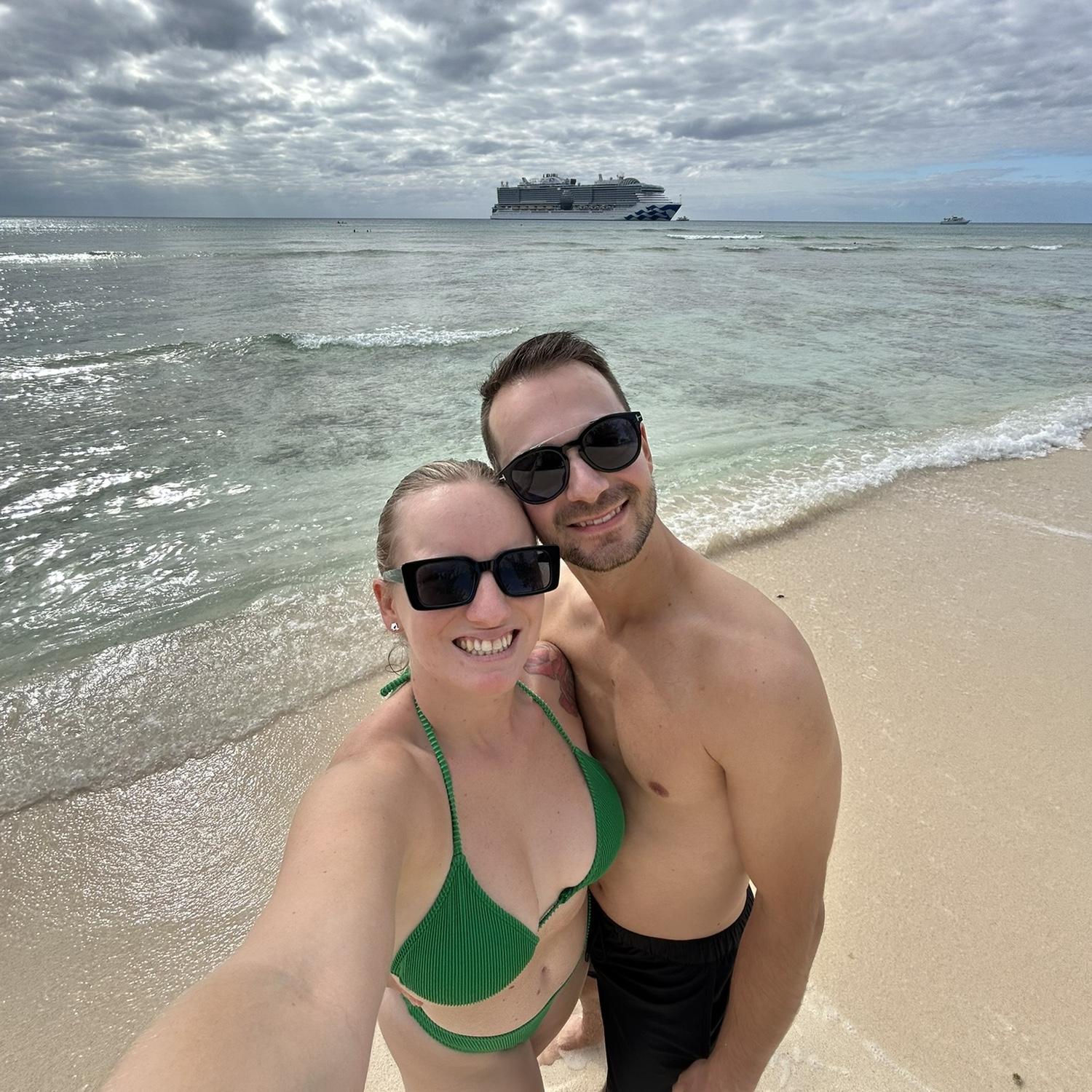 First stop on our cruise in the Bahamas