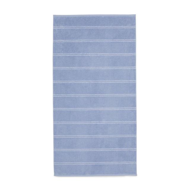 Calvin Klein Eileen Bath Towel in Blue/White