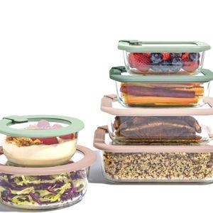 Bentgo Signature Glass Food Storage Set | Desert Sage