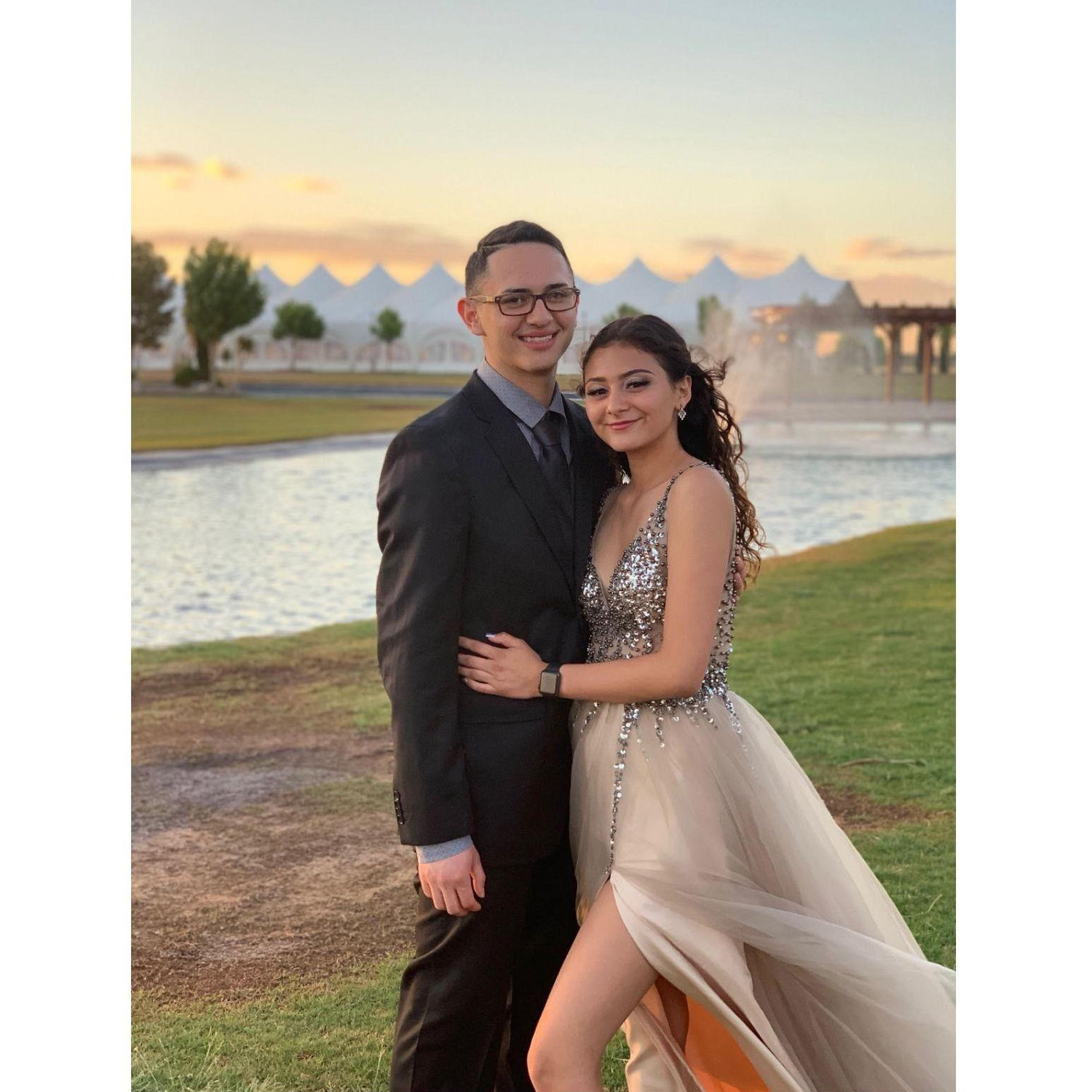his prom