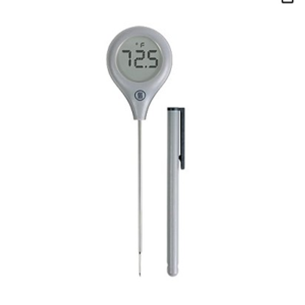 ThermoWorks ThermoPop 2 — Best Value Instant Read Thermometer - Dove Grey