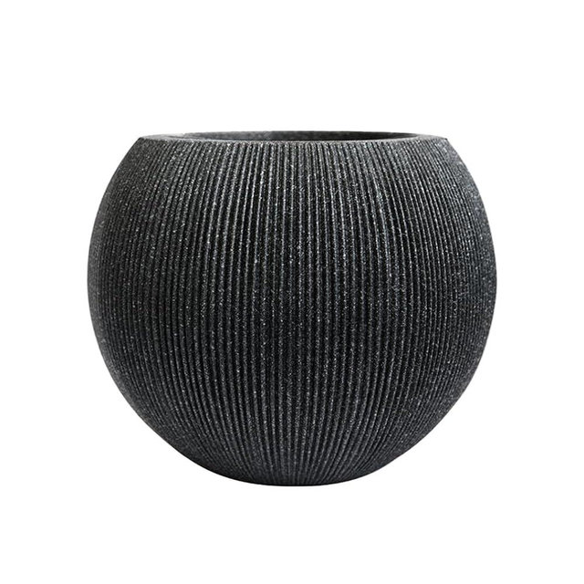 14.5 Inch Dia Plastic Round Black Planters for Outdoor Plants, Plant Pot with Drainage Holes and Plug for Home Patio Garden, Large Flower Pot for Indoor and Outdoor Plants, 11.8 H (8.9" Pot Opening)
