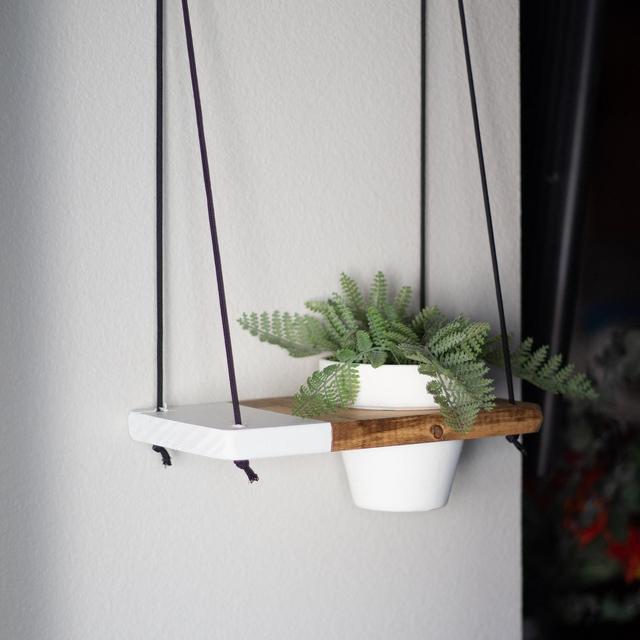 Hanging Shelf / 1 MINI POTTED Two Tone...