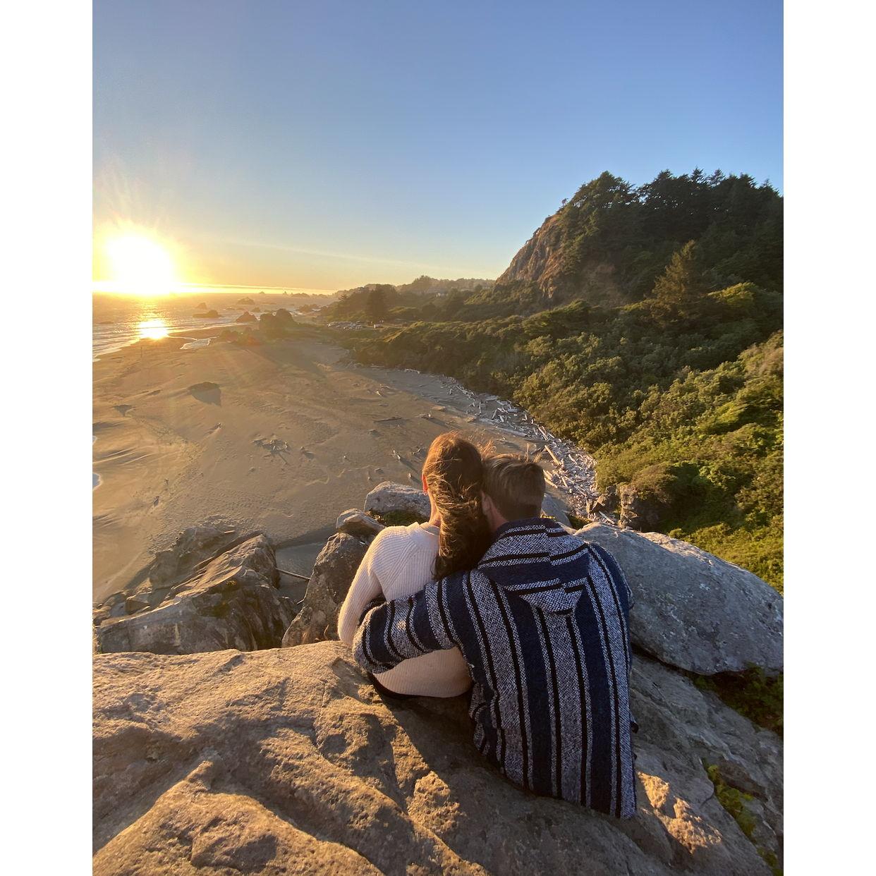 Beach trip sunset-June 29th