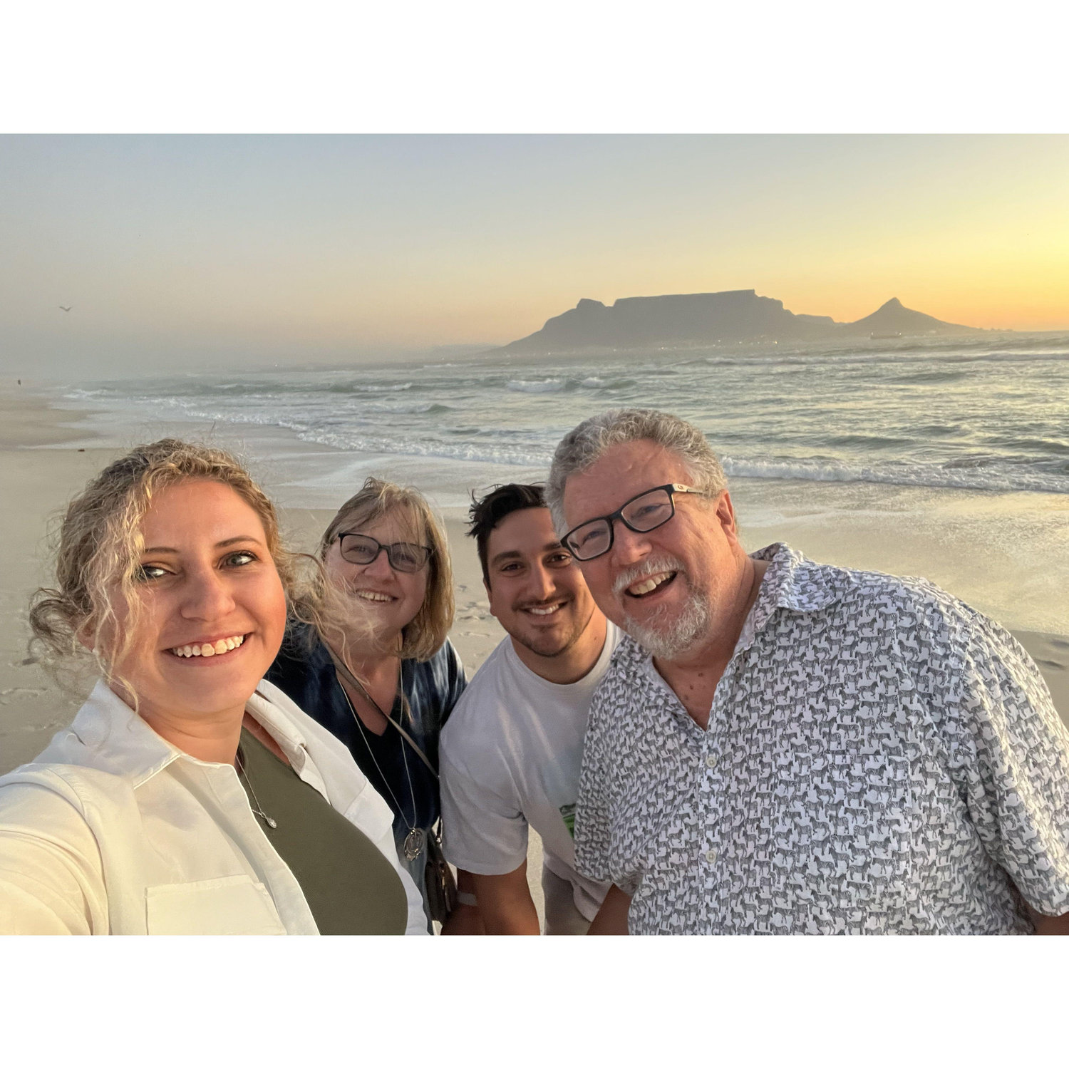 Seeing her homeland with her family!