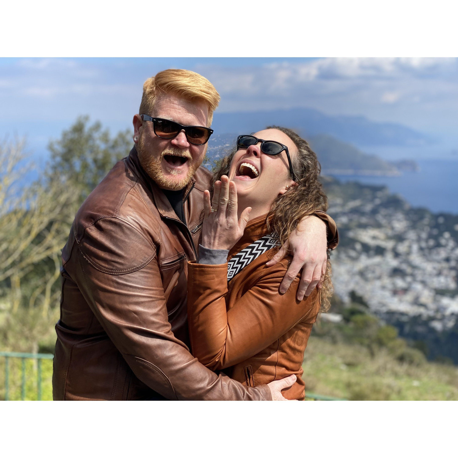 Mike planned the perfect proposal in Anacapri!