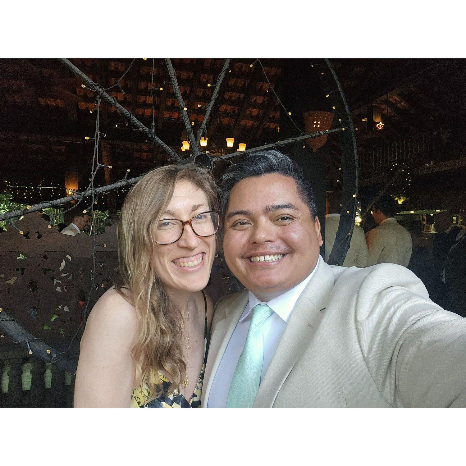 At Michelle and Alex's wedding. Puerto Rico. January 2025.