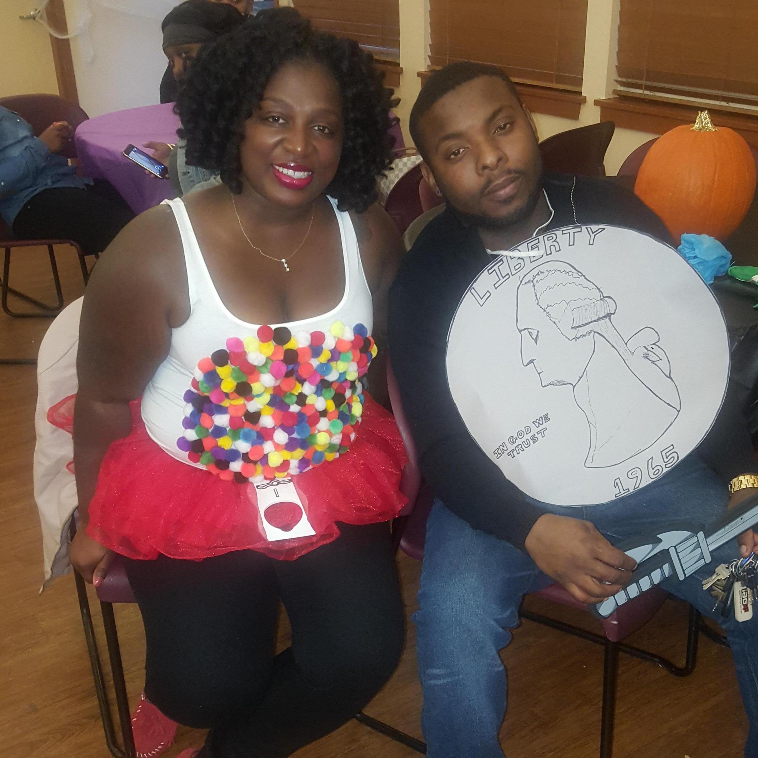 Amir knows I love Halloween. So he dressed up for me.