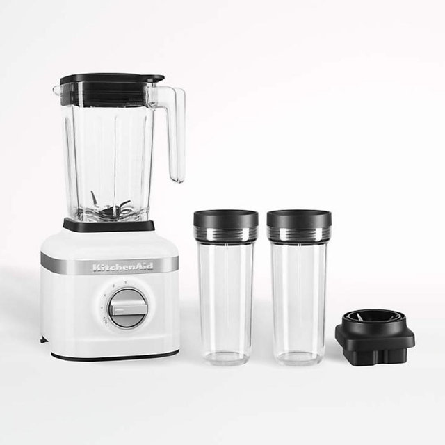 KitchenAid ® K150 White Blender with 2 Personal Blender Jars
