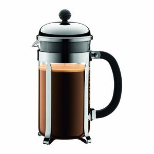 Bodum Kitchenware - Bodum Chambord French Press Coffee Maker, 1 Liter, 34 Ounce, (8 Cup), Chrome