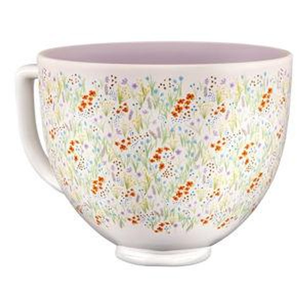 KitchenAid 5 Quart Wildflower Ceramic Bowl | Marc's Appliance Warehouse