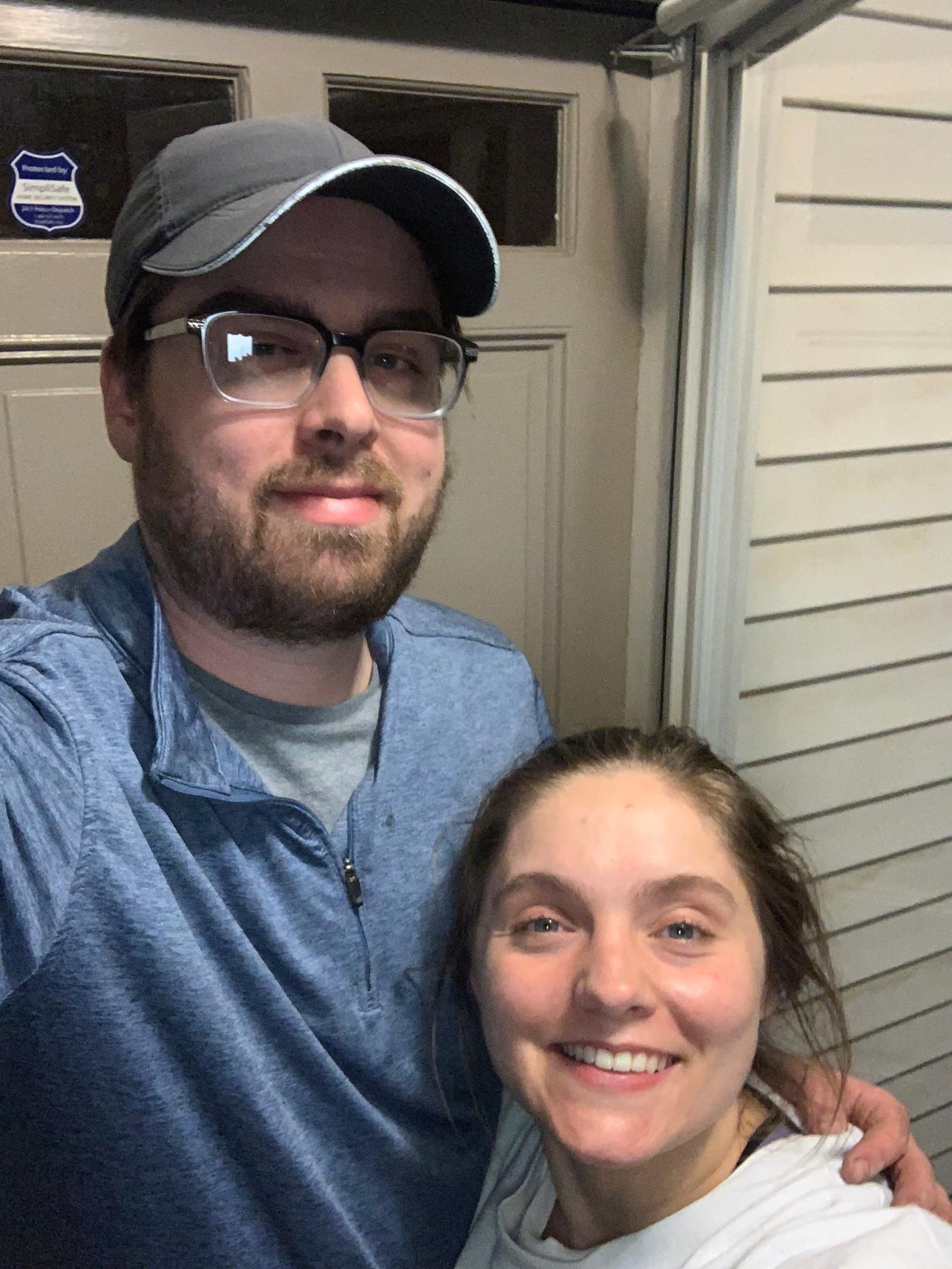 One of the first nights in our new house!