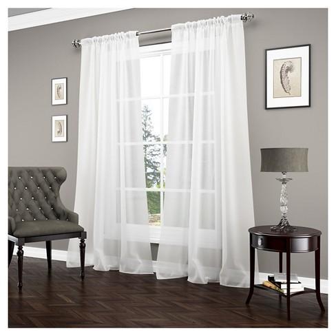 Carrington Sheer Window Curtain Panel - Vue