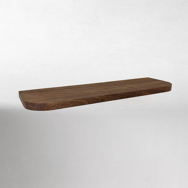 Nook Woodworking Thick Floating Shelf With RC, WS On AM, 48"L X 10"W X 1 3/8"H