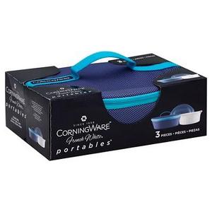 Corningware Portable Food Storage Set Microdot