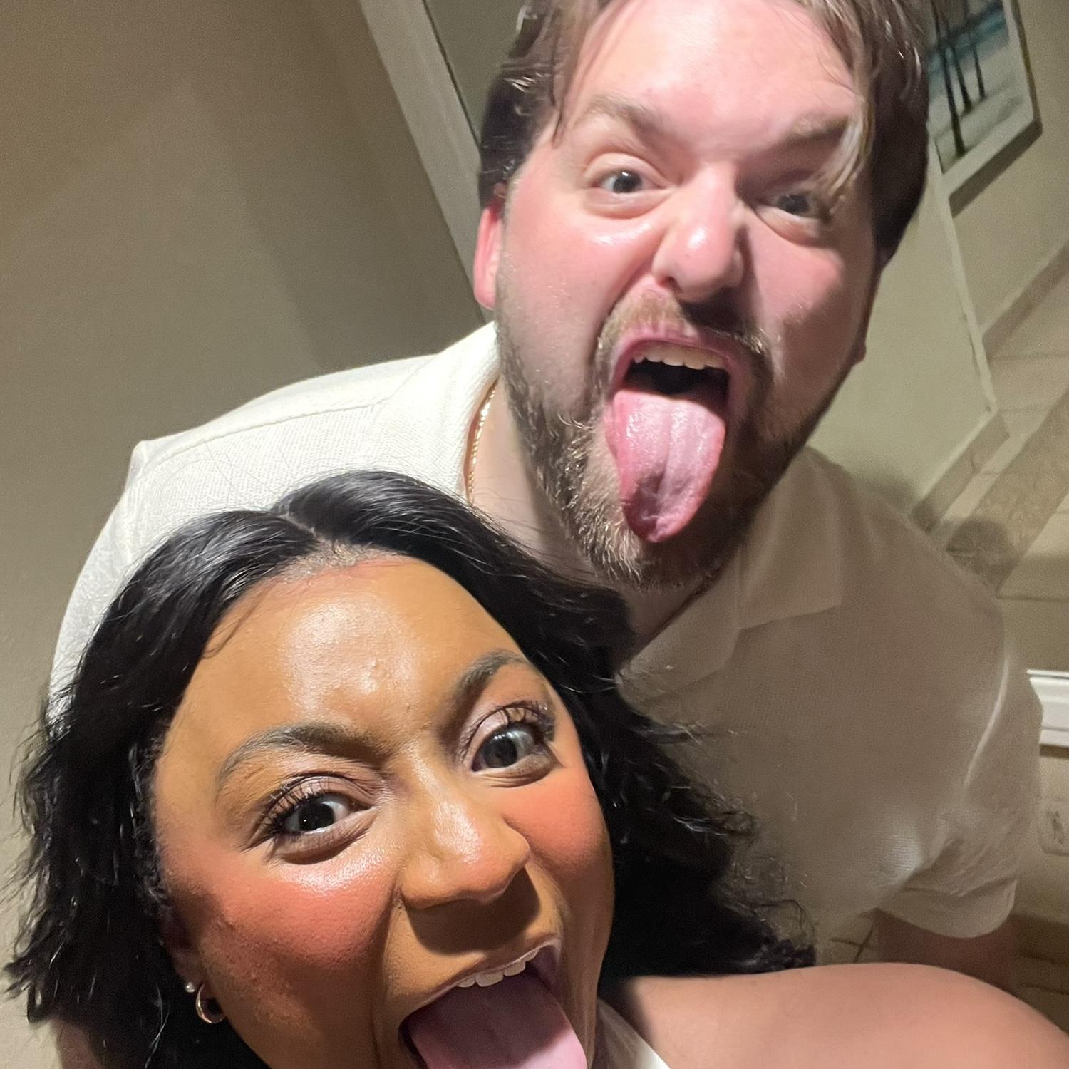 Our first selfie as an engaged couple ;)