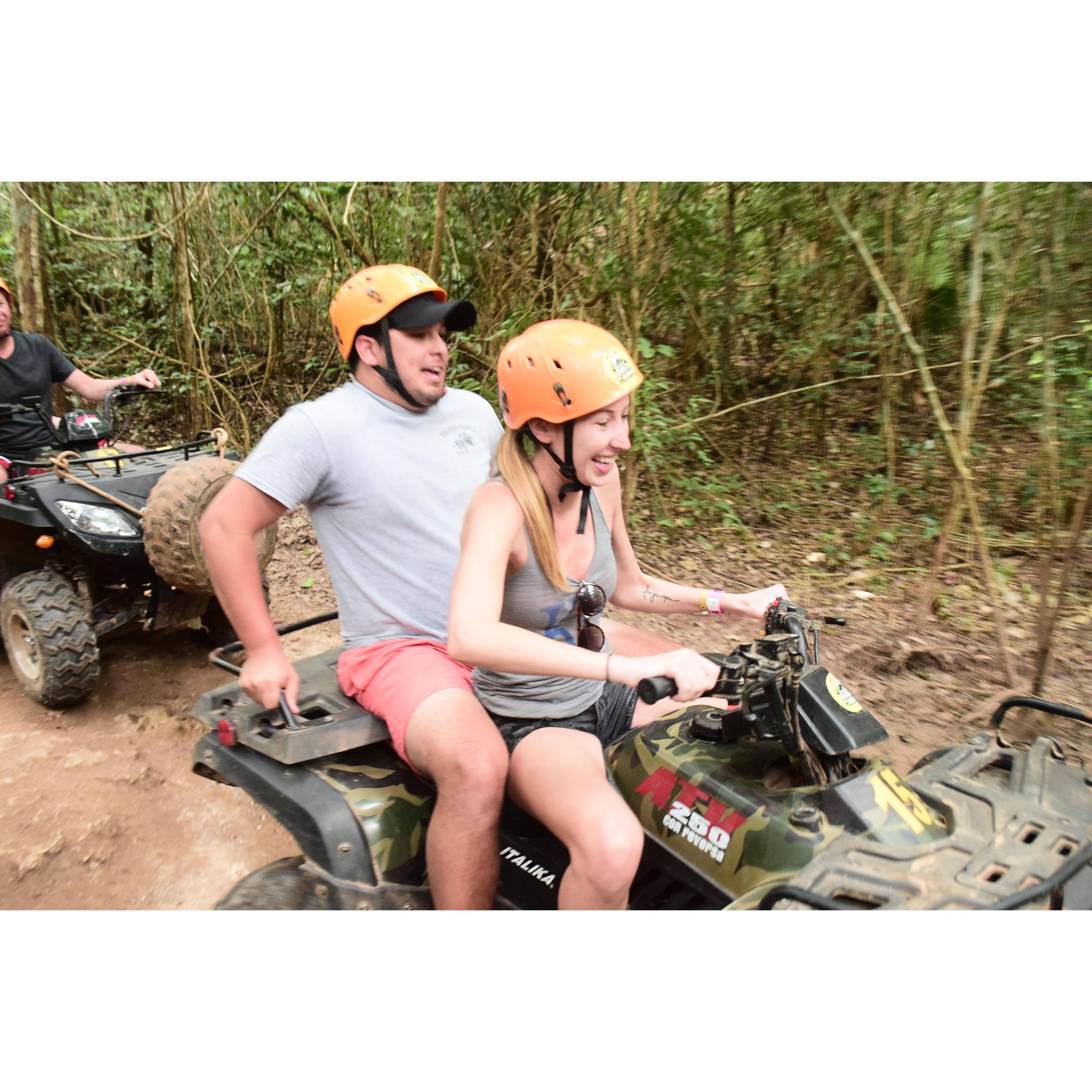 Driving 4 wheelers in Mexico!