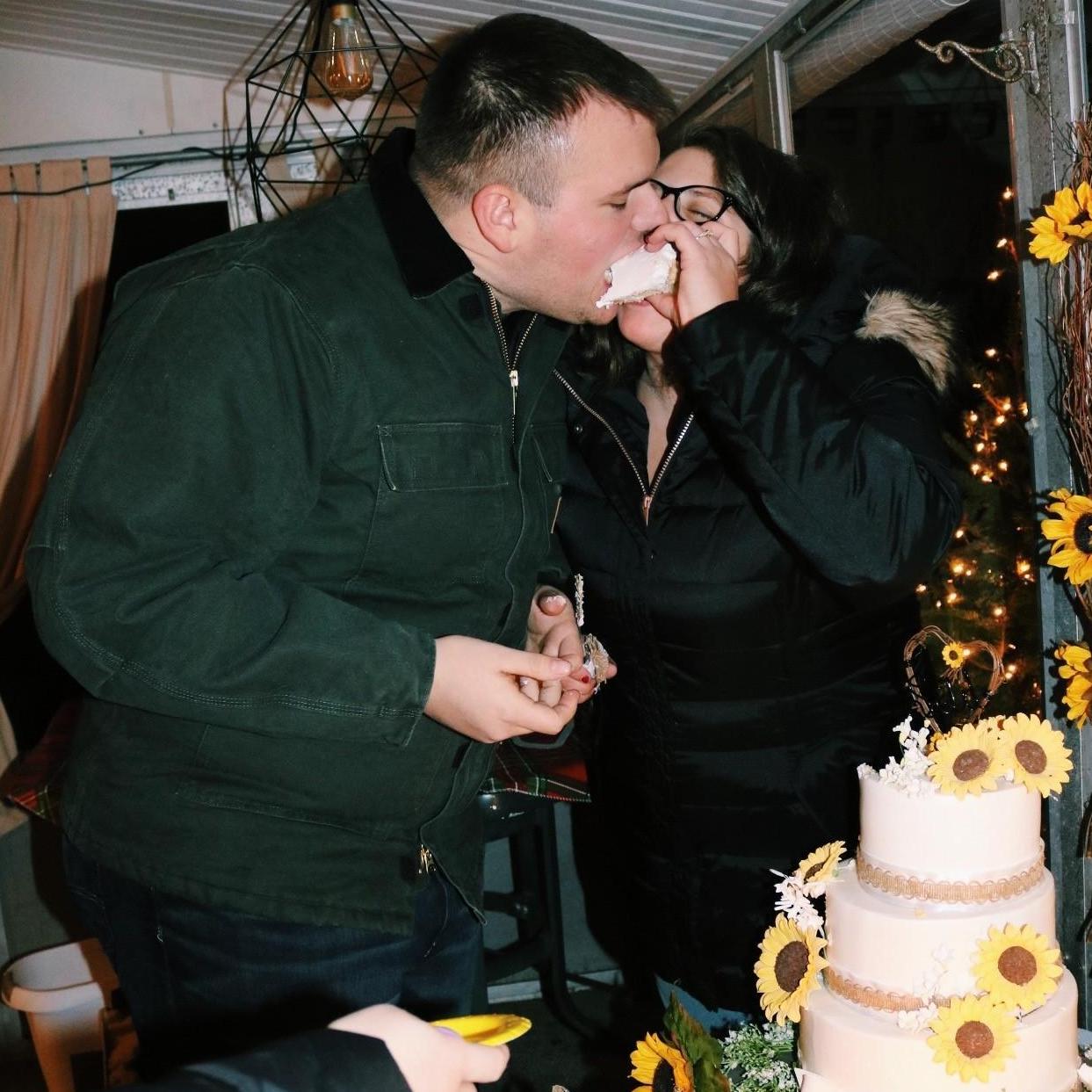 sharin' cake as fiances | december 20, 2019