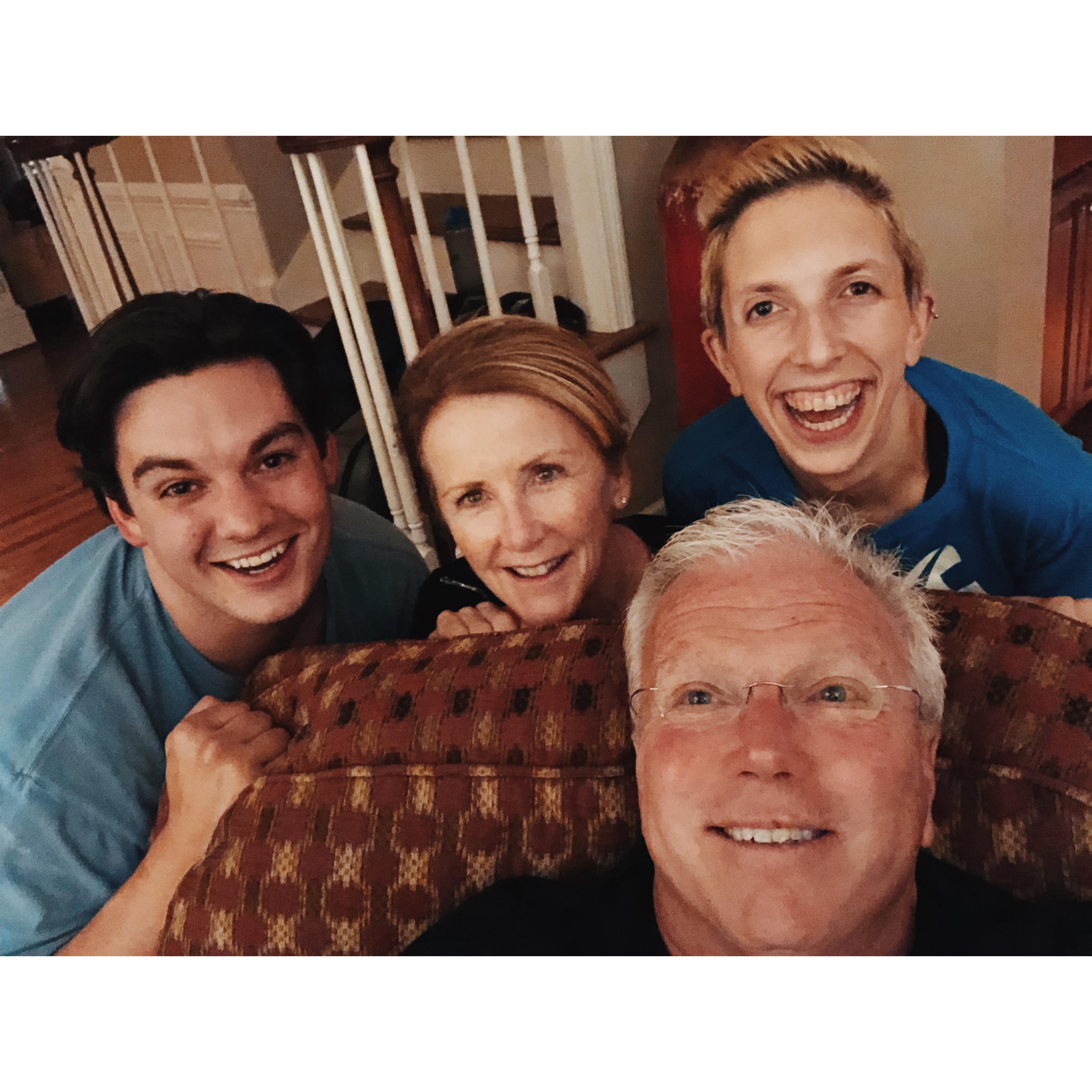 Alli and Chan visited with our dear family friends, Michael and Peggy. Peggy helped Alli pick out a wedding dress!