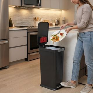 SoftStep® Elongated Step Pedal Kitchen Trash Can with AbsorbX® Odor Filter