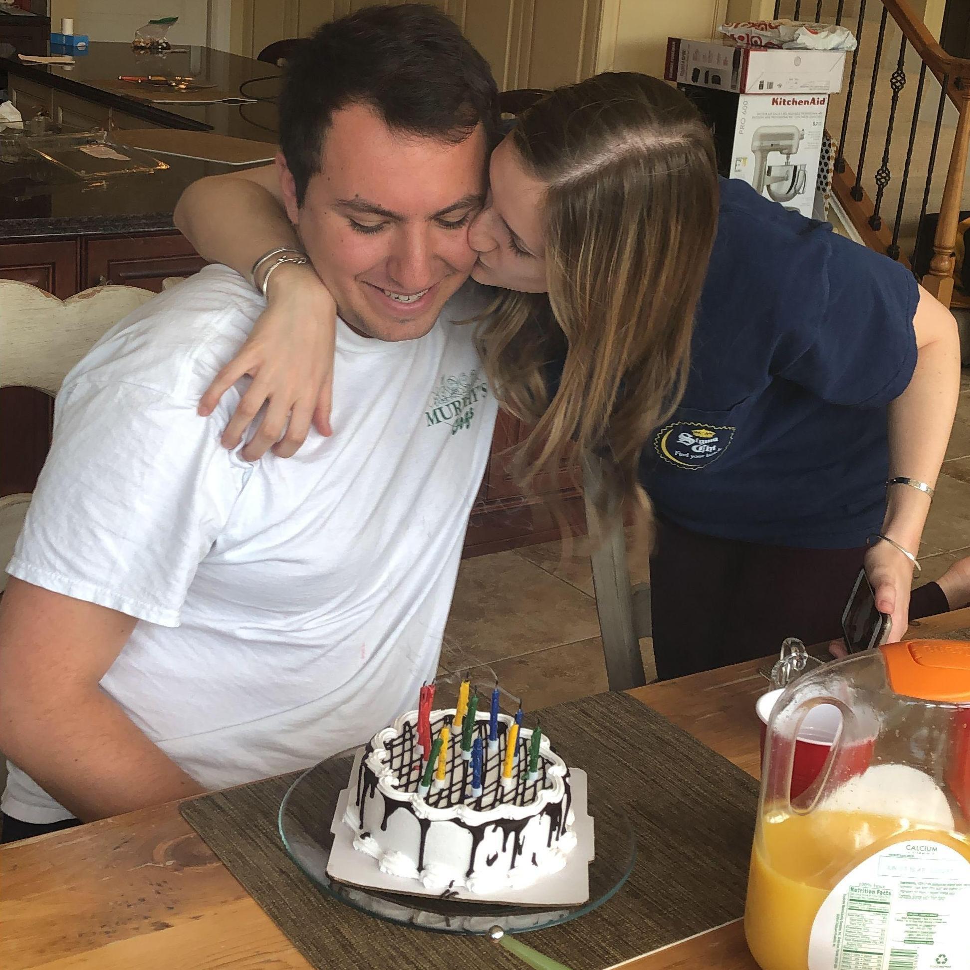 Josh's Passover birthday at the Hurwitz's