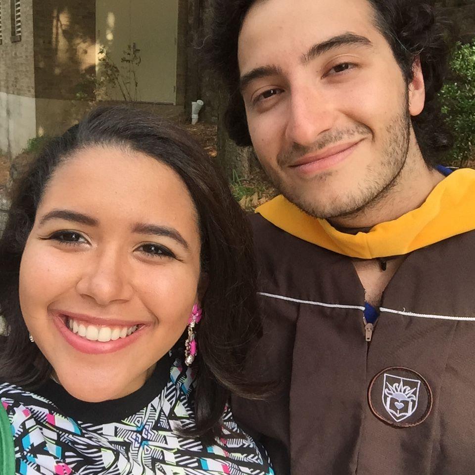 Celebrating Emmanuel's Lehigh graduation in 2015.