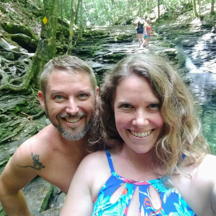 August 2019 - a hike to Devil's Bathtub in Virginia.