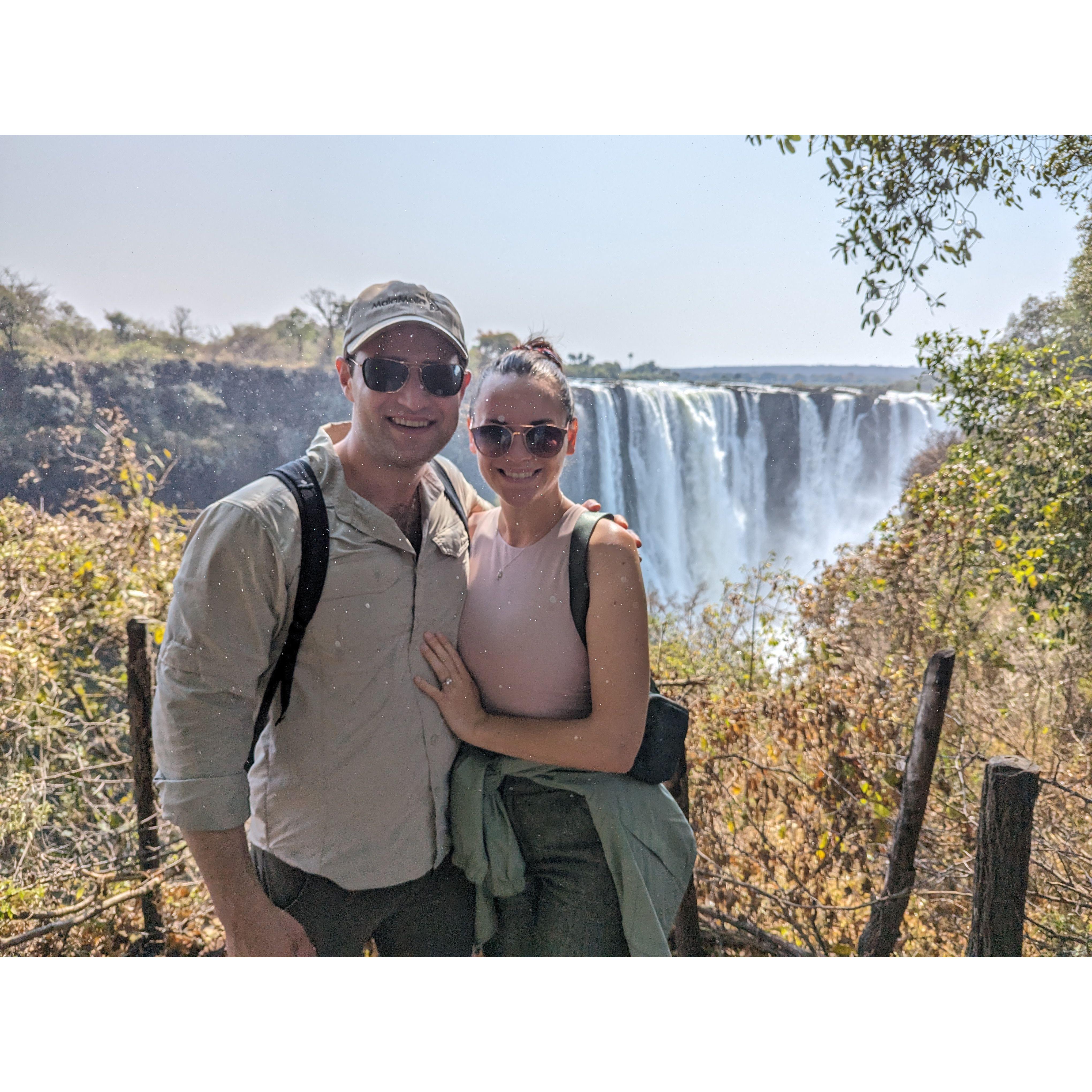 Victoria Falls views from Zimbabwe