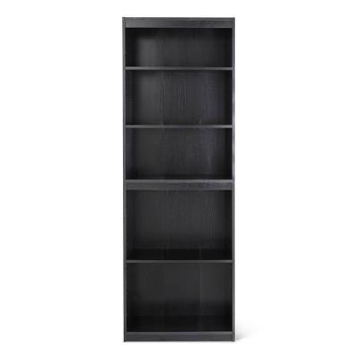 5 Shelf Bookcase Black - Room Essentials™