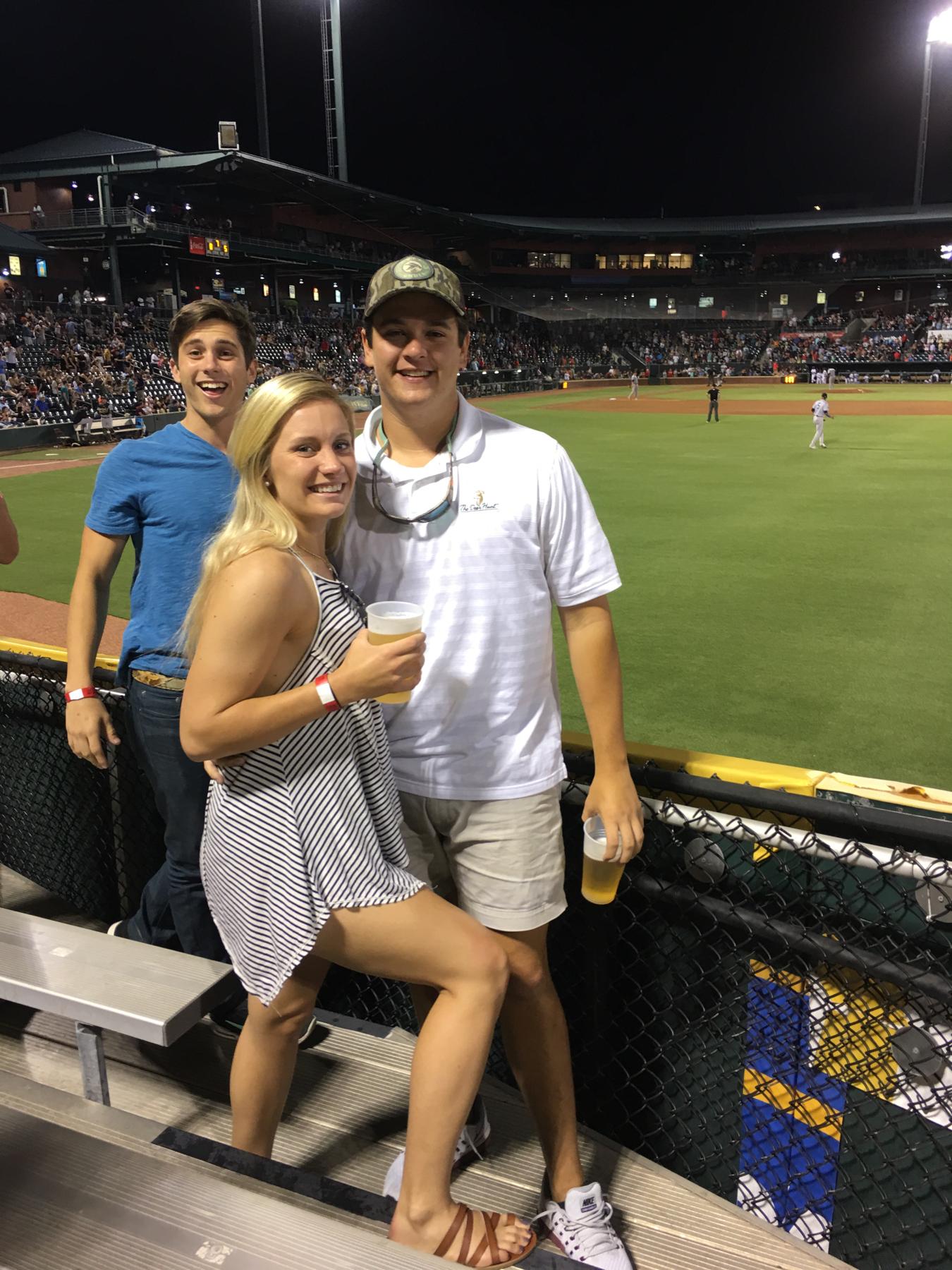 We used to have lots of fun watching Thursday night Jumbo Shrimp games (peep Isaac in the background)
