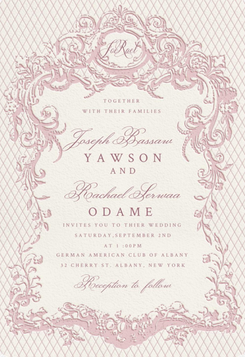 The Wedding Website of Rachael Serwaa Odame and Joseph Bassaw Yawson