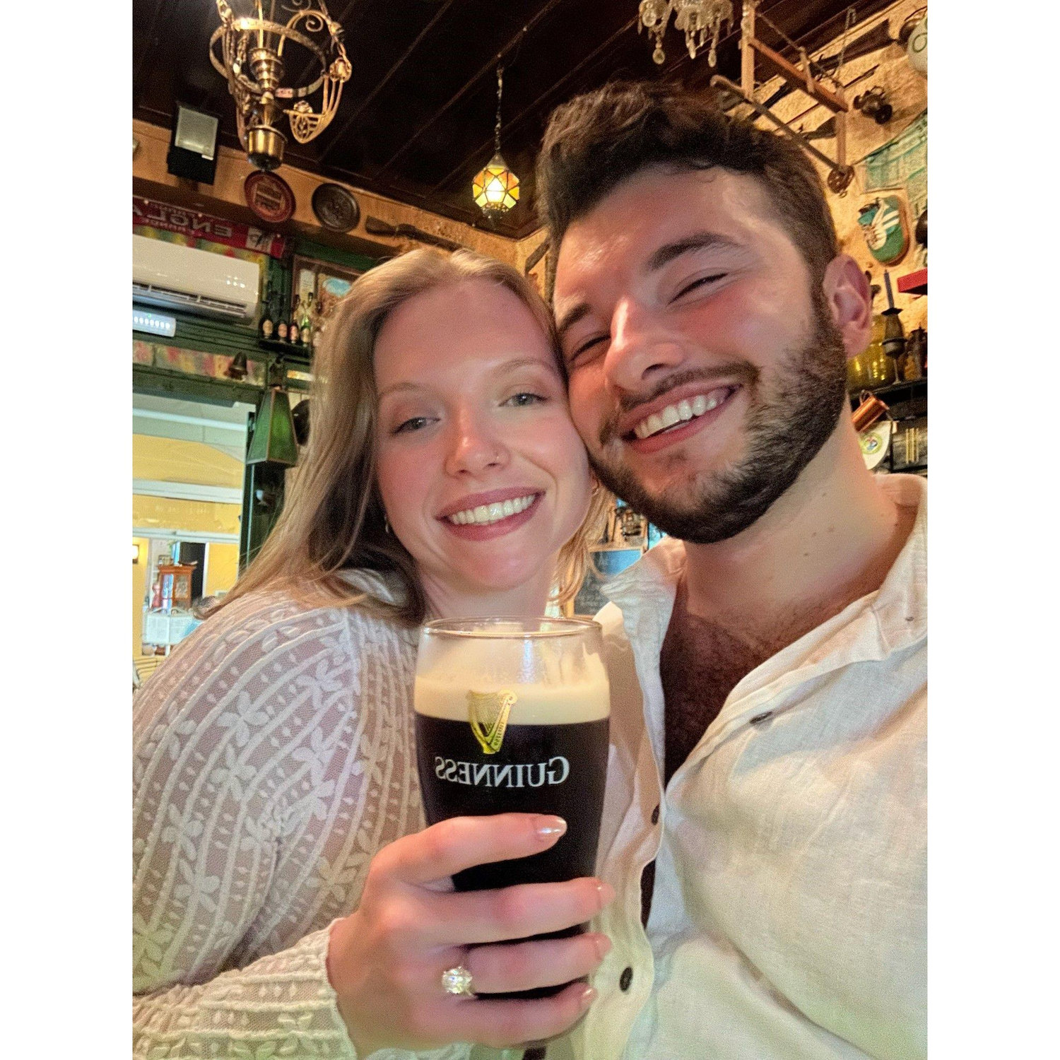 A Guiness in Greece!
