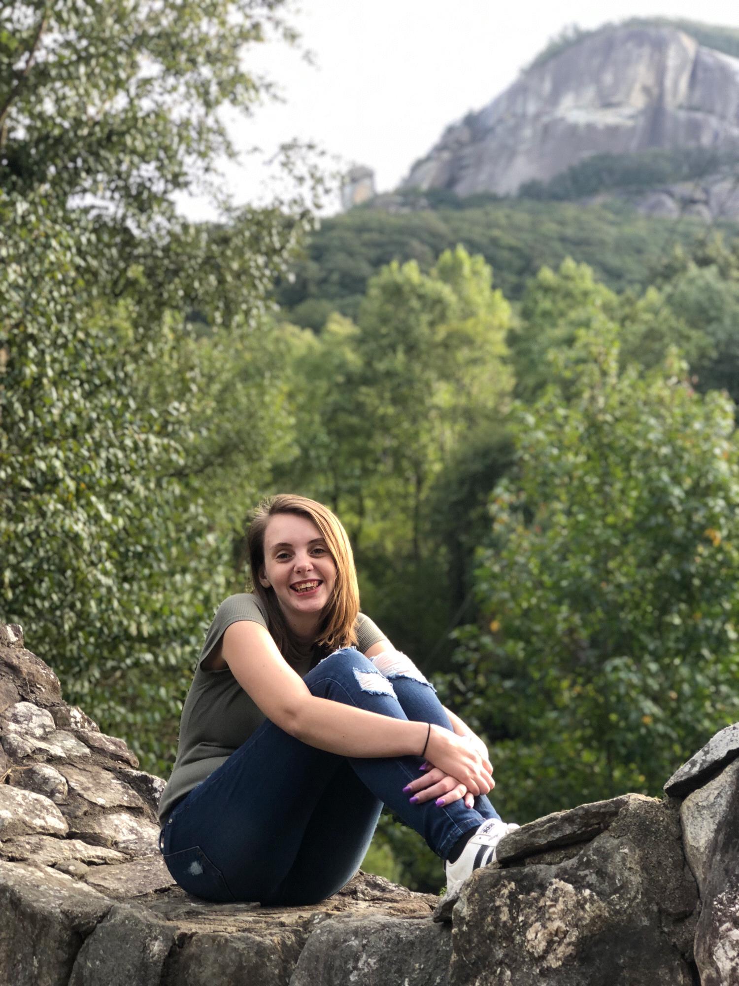 2-year anniversary trip to chimney rock!